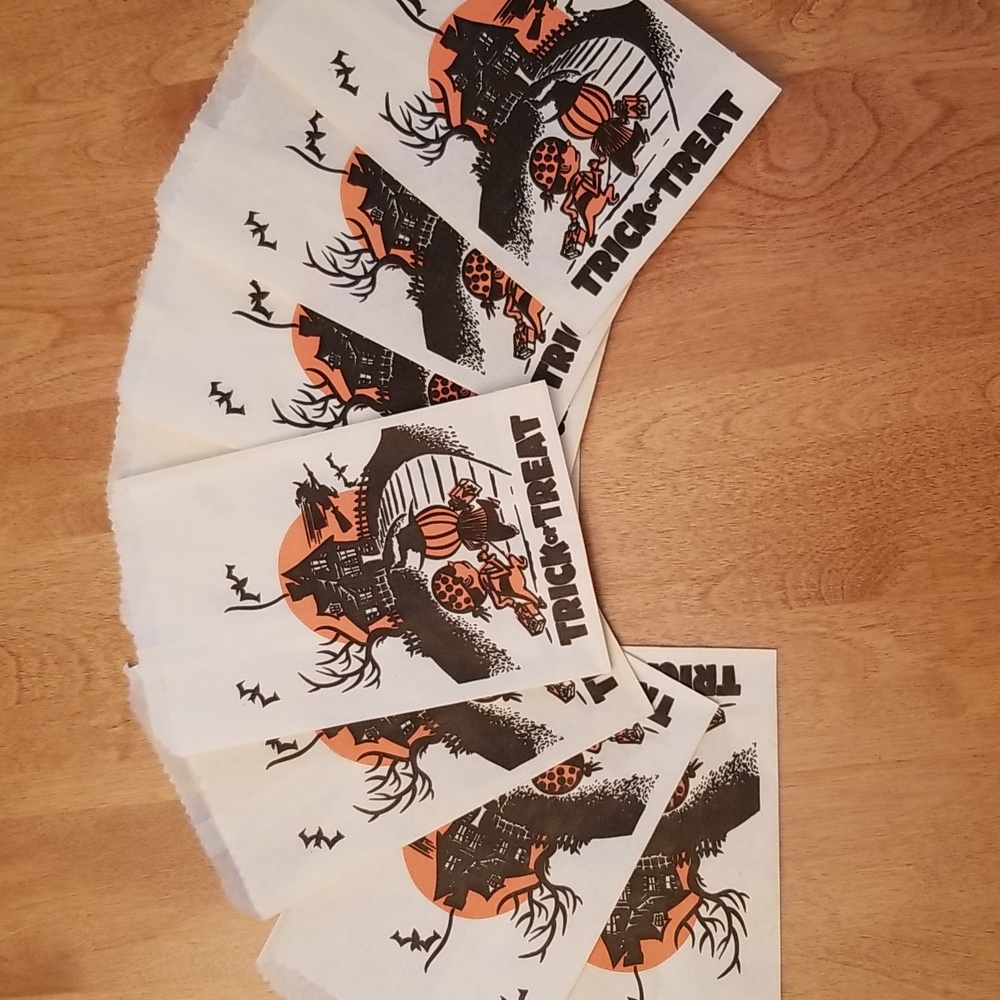 👻🎃 10 VINTAGE HALLOWEEN TREAT BAGS 🎃👻🧙‍♀️🧹